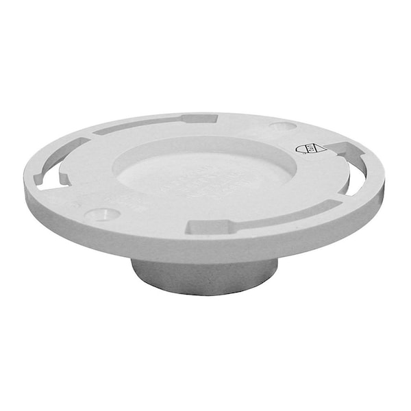 Jones Stephens 3in. PVC Closet Flange with Knockout C50300 - main